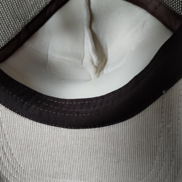 I Love New York Trucker Hat Corduroy Snapback Cap Beige White Black OSFA NYC NY - Picture 11 of 12